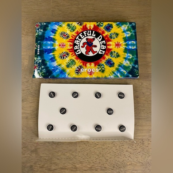 Crocs X Grateful Dead Jibbitz Limited Edition Charm Set 10 Pack New - Picture 7 of 9